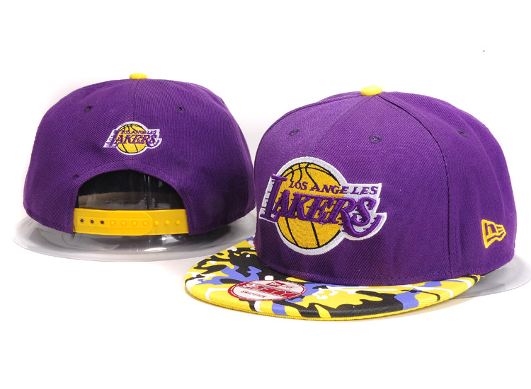 NBA Los Angeles Lakers NE Snapback Hat #89